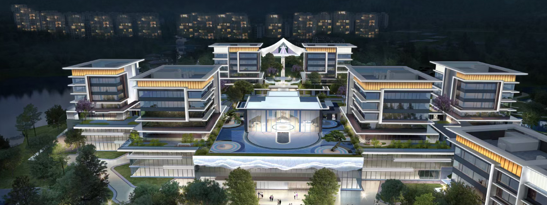 重庆御湖新加坡社区（28#酒店地块）5#、6#亮化照明工程